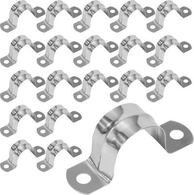 20 Colliers De Serrage U Inox Ø16mm - Fixation Tuyaux Et Câbles