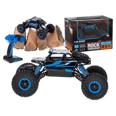IKONKA V hicule t l command RC Rock Crawler HB 2.4GHz 1 18 bleu