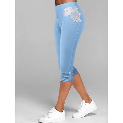 Pantalon de sport Leggings en dentelle pour femmes pantalon de