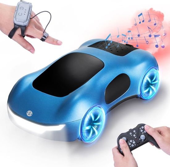 Thedttoy Voiture Télécommandée Mini Pour Enfants 2-6 Ans - Voiture Course 2,4GHz Avec Lumière, Cadeau Garçon Fille