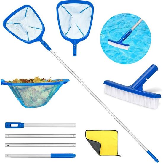 Épuisettes De Surface Pour Piscine, Filet De Piscine, Épuisette Piscine Avec Télescopique
