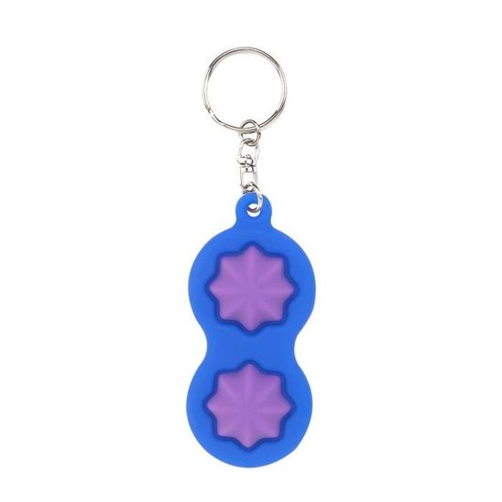 Jouet Fidget Clavier - Porte-clés Sensoriel En ABS Avec