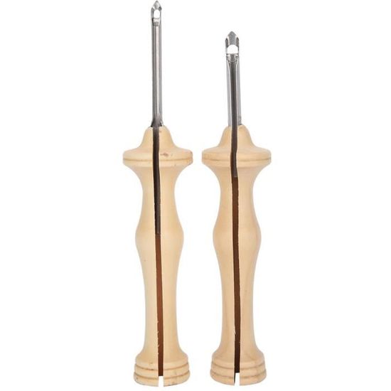 2 Sets Kit Broderie Aiguille De Poincon Pour Débutants Avec