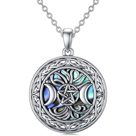 Collier Pendentif Opale Triple Crête En Argent 925 - Certifié Shine Opals Australia, Longueur 45 Cm, Neuf Avec étiquettes