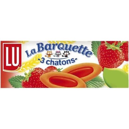 Lu Barquette 3 Chatons Fraise 4 X 1 Gr Cdiscount Au Quotidien