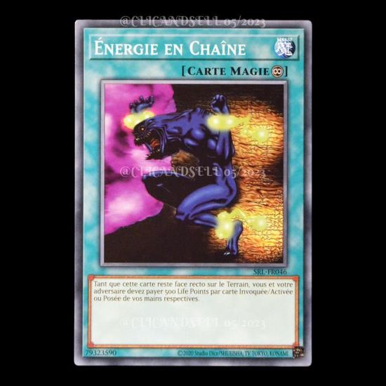 Carte YU-GI-OH SRL-FR046 Énergie en Chaîne - Cdiscount Jeux - Jouets
