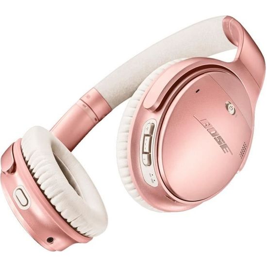 Bose QuietComfort 35 II ROSE GOLD avec micro pleine taille Bluetooth sans  fil NFC* Suppresseur de bruit actif jack 3,5mm isolation… - Cdiscount TV  Son Photo