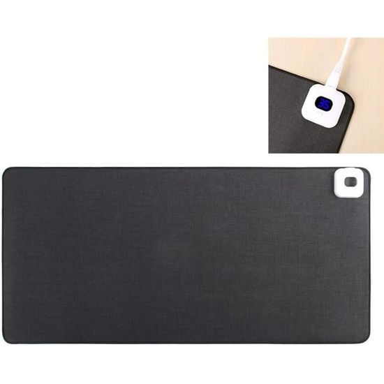 Grand Tapis De Souris Chauffant, 90 X 40 Cm Tapis De Bureau Sous Main Chauffant, Mousepad Tapis