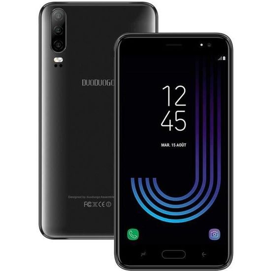 DUODUOGO J5 plus Telephone Portable Smartphone 4G Débloqué 16Go 5.5