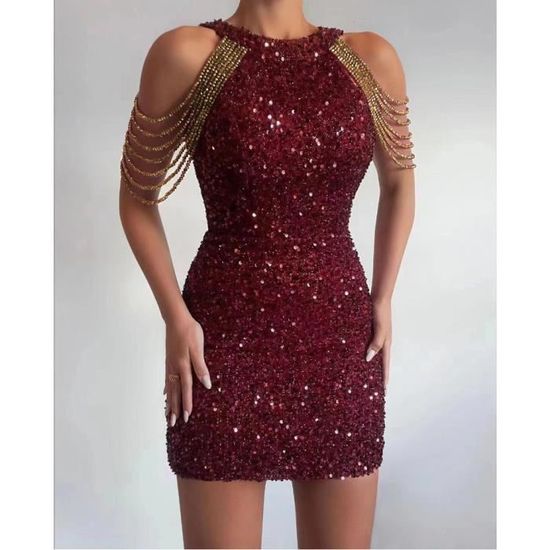 OBEEII Robe De Danse Lyrique Femme – Mini Robe Sans Manches Dentelle & Tulle, Ourlet Irrégulier, Élégante Et Sensuelle Pour Scène Et Soirée