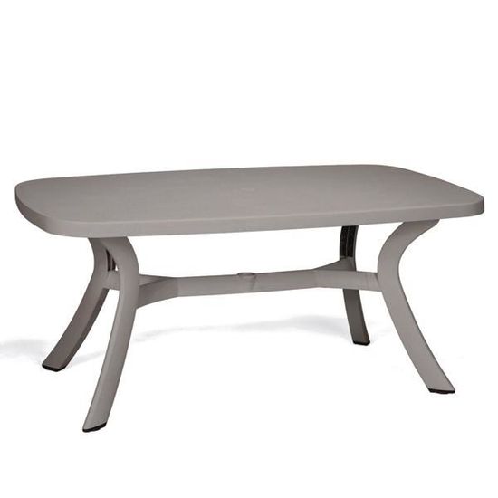 Table démontable ovale NARDI Toscana 165 Tortora Cdiscount Jardin