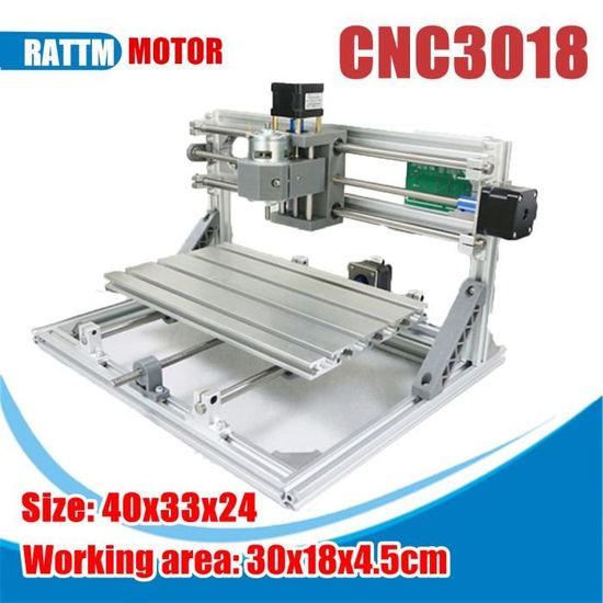 3 Axe 3018 GRBL Contrôle DIY CNC Laser Machine Gravure PCB PVC Fraisage Bois