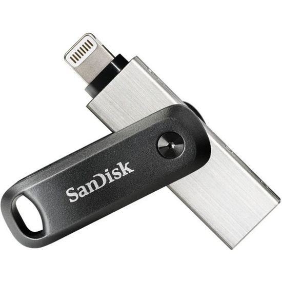 Clé USB iXpand™ Go 128GB - SANDISK - Lightning/USB 3.0 - Noir