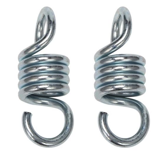 2 Ressorts De Hamac Galvanisés ZONADAH - Charge 650 Kg - Pour Balançoire, Chaise Suspendue, Sac De Frappe