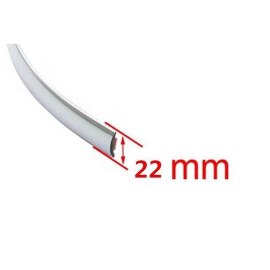 Bande De Garniture Chromée Autocollante 10 Mm X 15 M - PVC épais Pour Protection Et Décoration Voiture - 6
