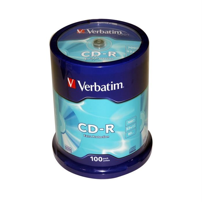Verbatim CDR 80 min 52x (100)