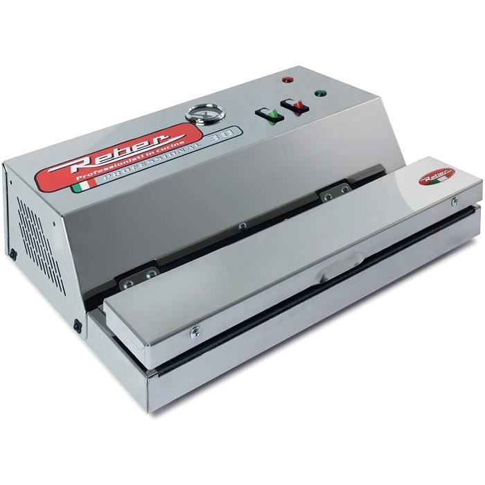 Reber-9709 en Appareil à Emballage Sous Vide Automatique Ecopro 30,-850MB 18 L/Min Inox 200 Watts Gris