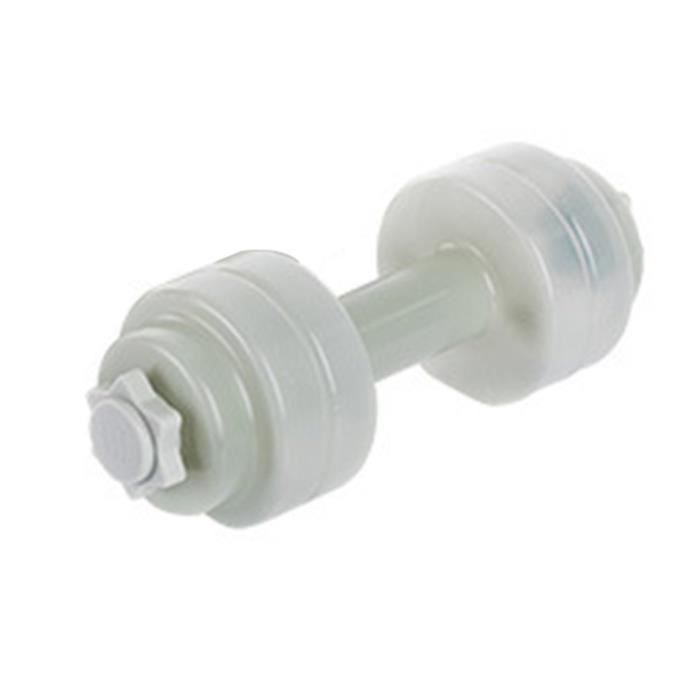Mini haltère de remplissage d'eau portable en plastique - Gris