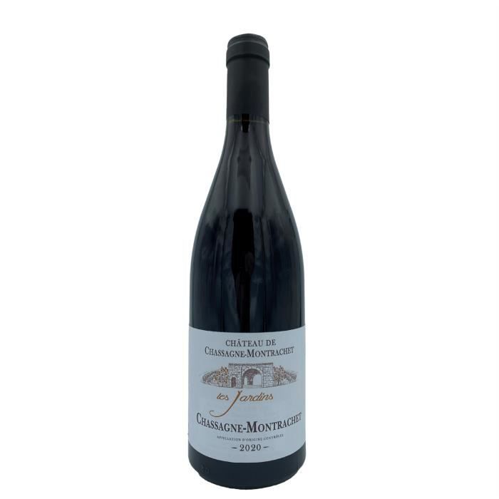 Chassagne-Montrachet Les Jardins Rouge 2020 - 75cl - Château de Chassagne - Vin AOC Rouge de Bourgogne - Cépage Pinot Noir