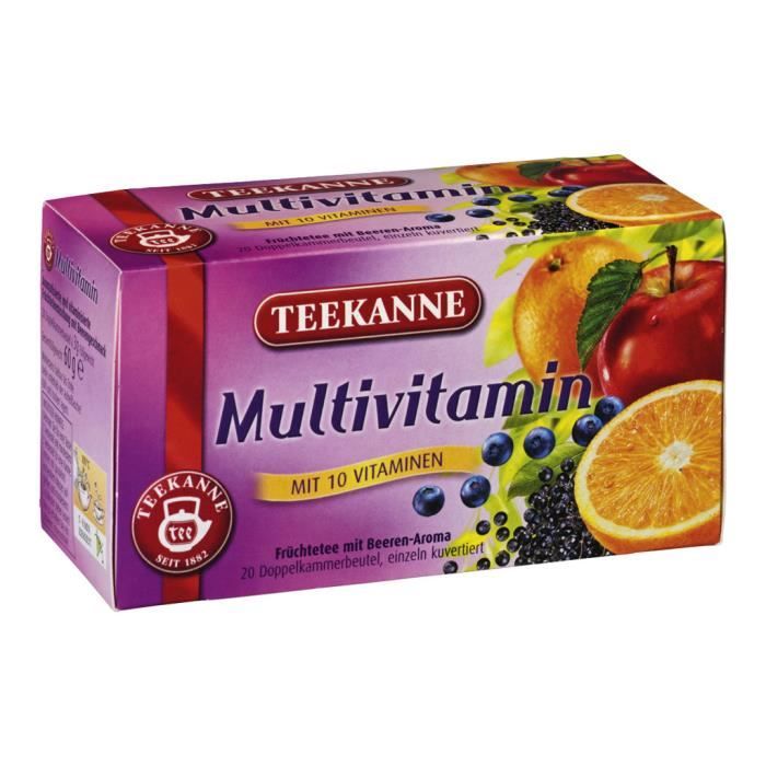TEEKANNE Gastro Premium Multivitamin Sacs à thé pack de 20