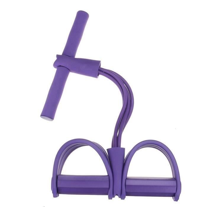 Sangle de musculation cuisses adducteurs pectoraux leg trainer Pourpre