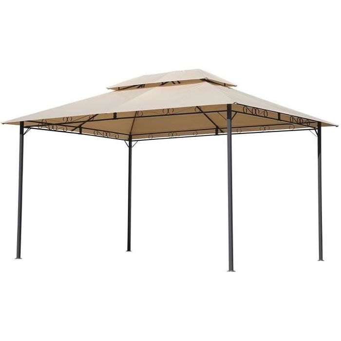 Tonnelle auvent pergola 3x4 jardin