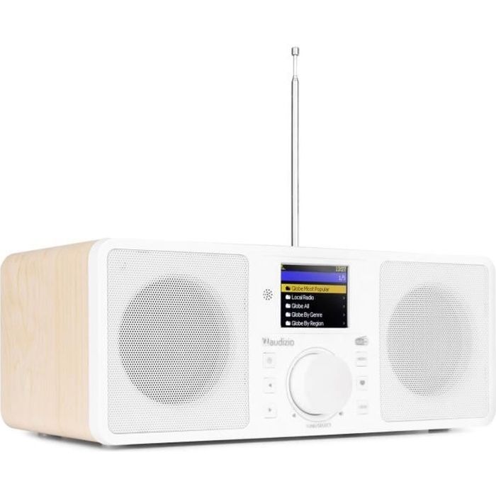 Audizio Rome – Radio internet WIFI stéréo DAB+ - Blanc