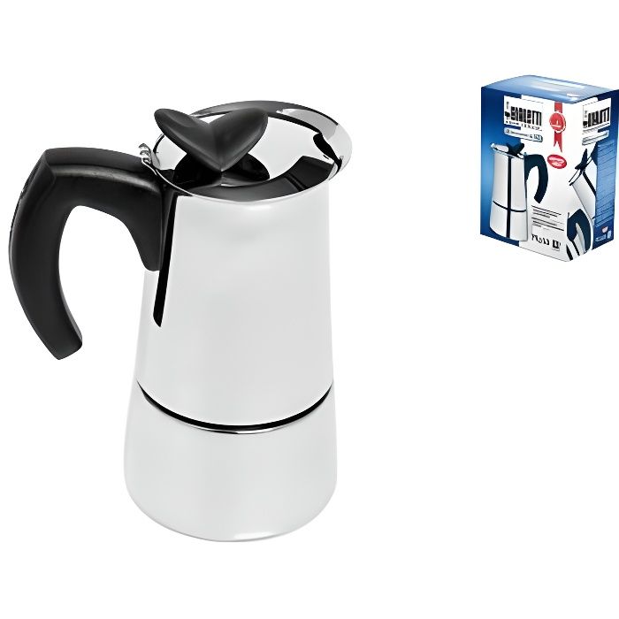 BIALETTI café muse tasses en acier 1 Moka Coffee & Seals