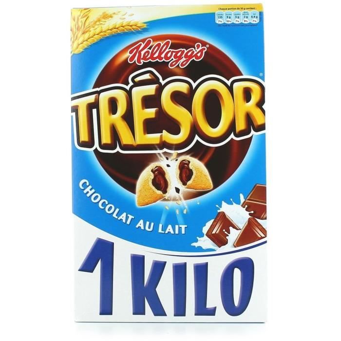 KELLOGG'S Céréales Trésor Chocolat au lait - 1 kg