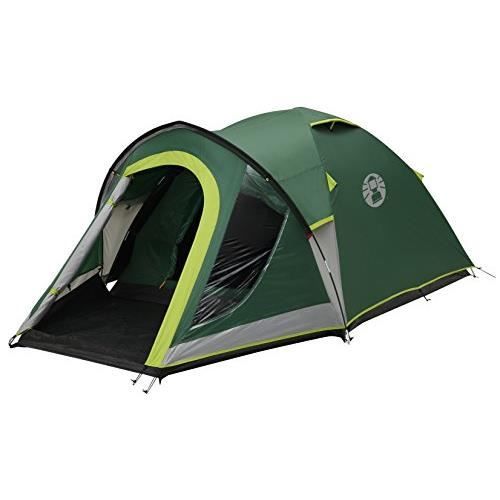 Coleman Tente Kobuk Valley 3, tente de camping, toile de tente 3 personnes avec Technologie BlackOut Bedroom, tente festival, tent