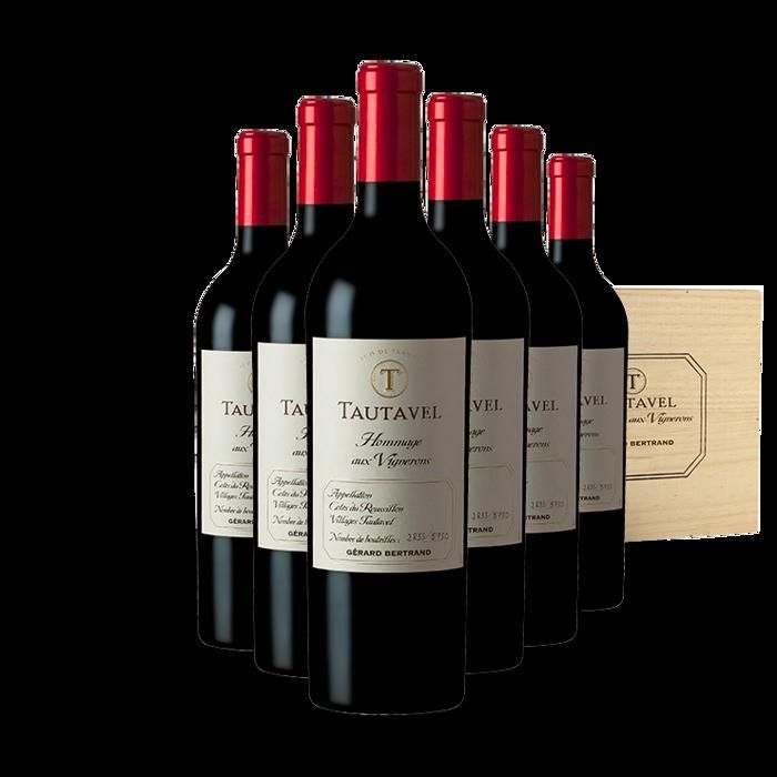Tautavel - Hommage aux vignerons - Vin rouge x6