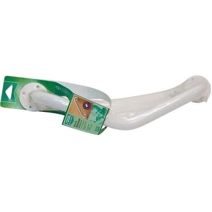 GODONNIER Barre d'appui coudée 40 cm - Acier blanc