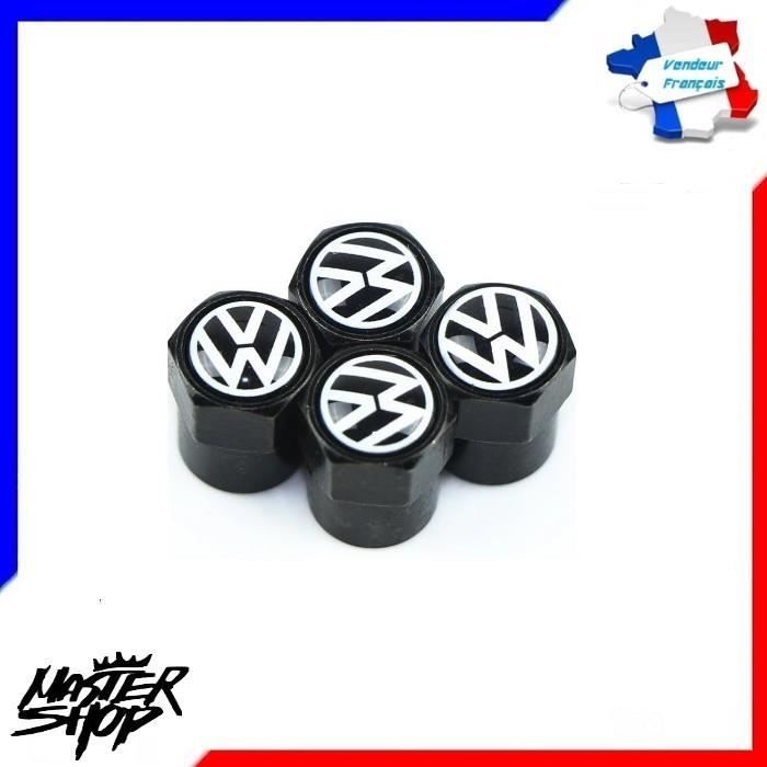 Bouchon de valve Volkswagen Noir MS47 FR