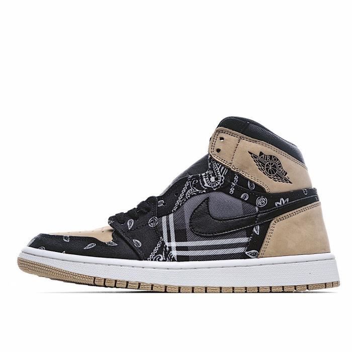 Baskets NIIKE-Air-Jordan 1 Zoom Air Comfort Retro mid high SE AJ1 Chaussures de-basket Homme Haute CT6173-638