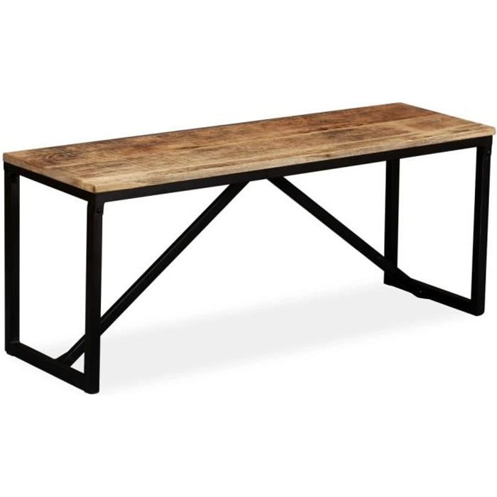 Banc 110 x 35 x 45 cm Bois de manguier massif