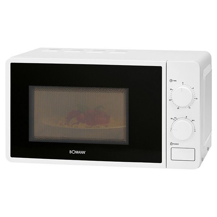 Micro-ondes Bomann MW 6014 CB - 700 W - Capacité de cuisson : 20 l - 6 niveaux de puissance - Minuterie de 30 minutes avec signal de