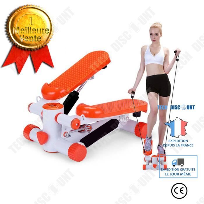 TD® Mute Stepper Home Mini amincissant la perte de poids multifonctionnel Pédale Machine Équipement de Fitness-Orange