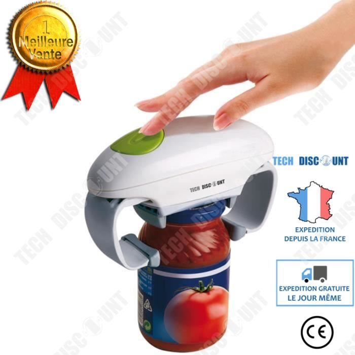 TD® Ouvre Bouteille Multifonctionnel / Ouvre-Boîte Automatique/ Tire-Bouchon à Pile / Maison, Fête, Mariage