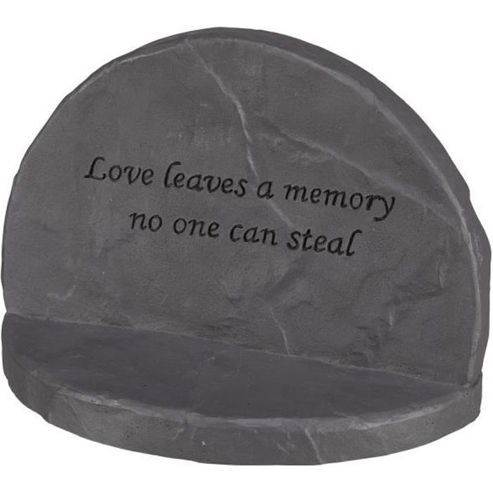 TRIXIE Pierre tombale Love - 16x12x7cm - Gris - Pour chien et chat