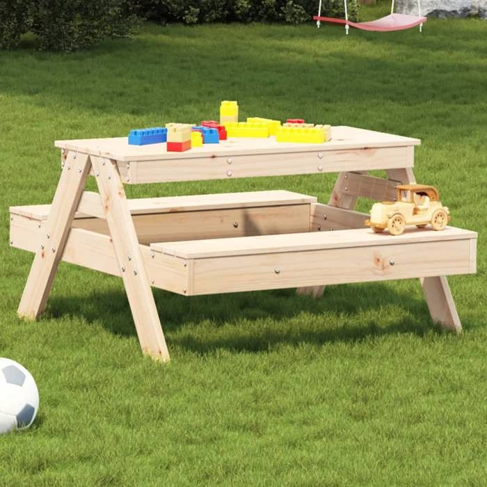 vidaXL Table de pique nique pour enfants - vue 2