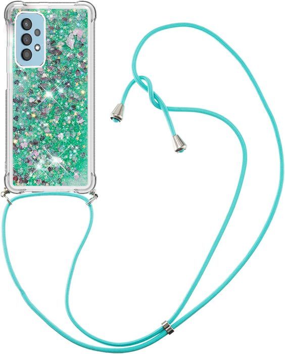 Coque Avec Cordon Pour Huawei Y5 2019 - TPU Transparent Vert/bleu/blanc - Antichoc