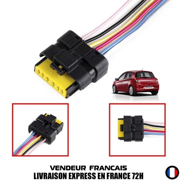 Module Confort TEMIC + Prise Connectique Pour Lève-vitre électrique Renault Megane 2, Scénic 2, Etc. - Partsline 2 Ans Garantie