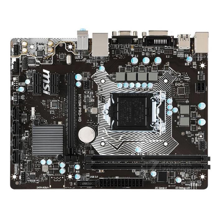 Carte mère MSI H110M PRO-VD Intel H110 LGA 1151 2xDDR4 SDRAM 32 Go Micro ATX - Msi