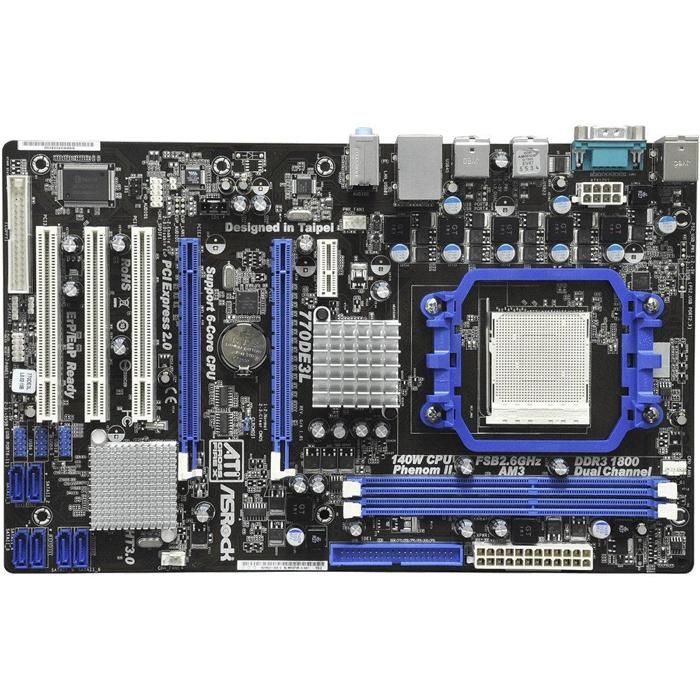 Acheter Carte mère ASRock 770DE3L AMD 770 Socket AM3 2xDDR3 8GB ATX Reconditionné - 72,00 € Carte mère ASRock 770DE3L AMD 770 Socket AM3 2xDDR3 8GB ATX Reconditionné - ASRock reconditionné disponible sur Cdiscount Seconde Vie