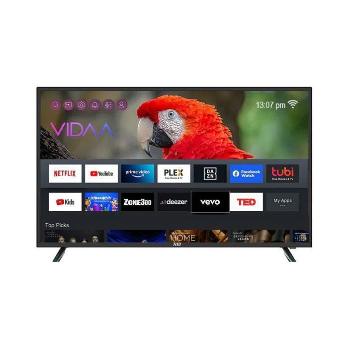 Téléviseur LED NEI 43NE6900 109 cm emplacement CI Wi Fi Ultra HD 4K Smart noir classe G