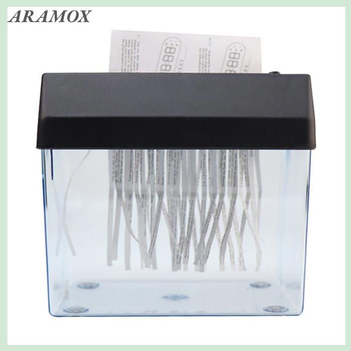 Destructeur De Papier A6 USB Coupe-Papier Mini Broyeur