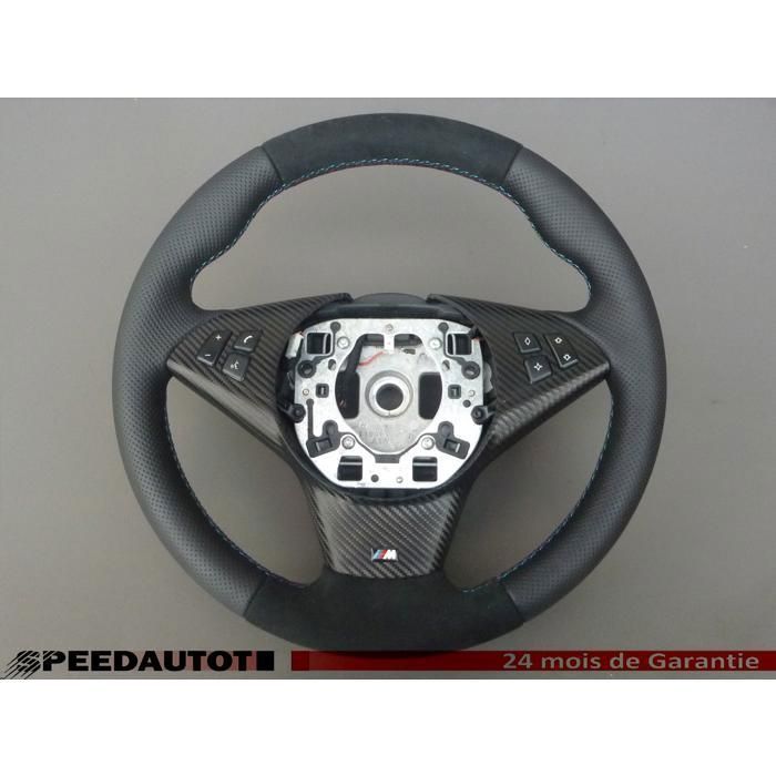 Volant Alcantara M cuir BMW Série 5er e60 e61 e63 e64 volant reconditionné