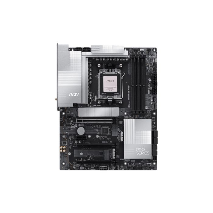 MSI PRO X870E P WIFI carte mère AMD X870E Emplacement AM5 ATX Neuf - vue 8