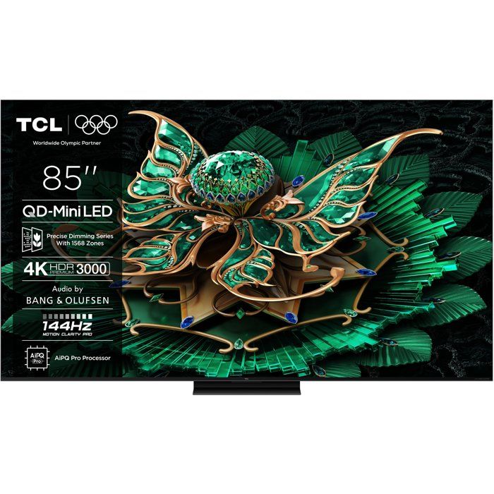 TCL 85C7K - TV QD-MiniLED 85 (215 cm) - 4K UHD - 144 Hz - 3000 Nits - Dolby Vision - Google TV - Bang&Olufsen - 4xHDMI 2.1 - WiFi