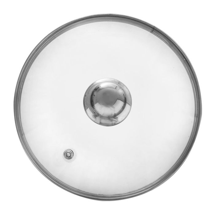 Couvercle en verre - ORION - 22 cm - Résistant à 200°C - Transparent - Acier inoxydable - Poignée ergonomique Couvercle en verre - ORION - 22 cm - Résistant à 200°C - Transparent - Acier inoxydable - Poignée ergonomique